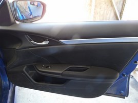 2019 Honda Civic LX Blue Sedan 2.0L AT #A24905